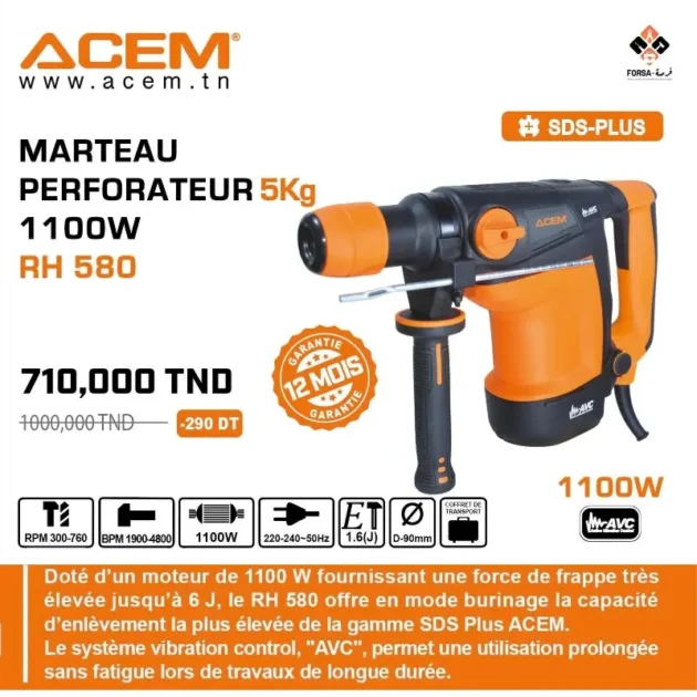 Marteau perforateur RH580