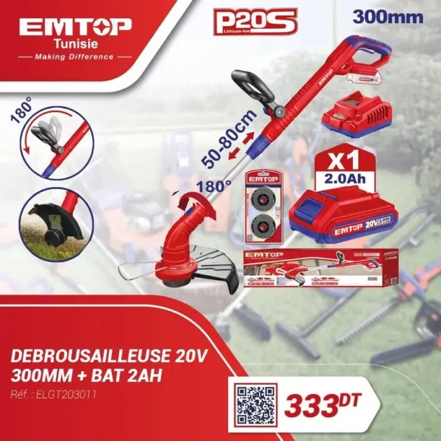 Debrousailleuse 20V