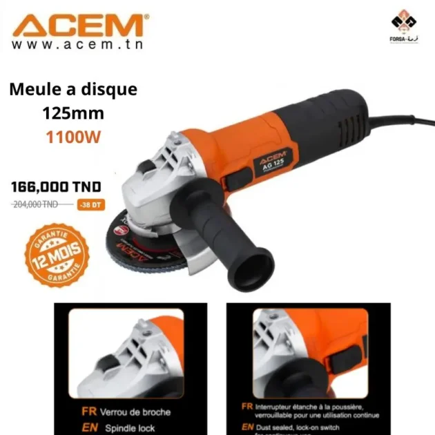 Meule a disque 125