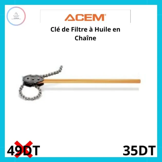 Clé de filtre a chaîne