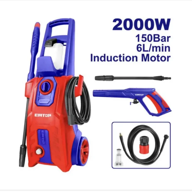 NETTOYEUR HAUTE PRESSION 2000W 150B EMTOP EHPW2001