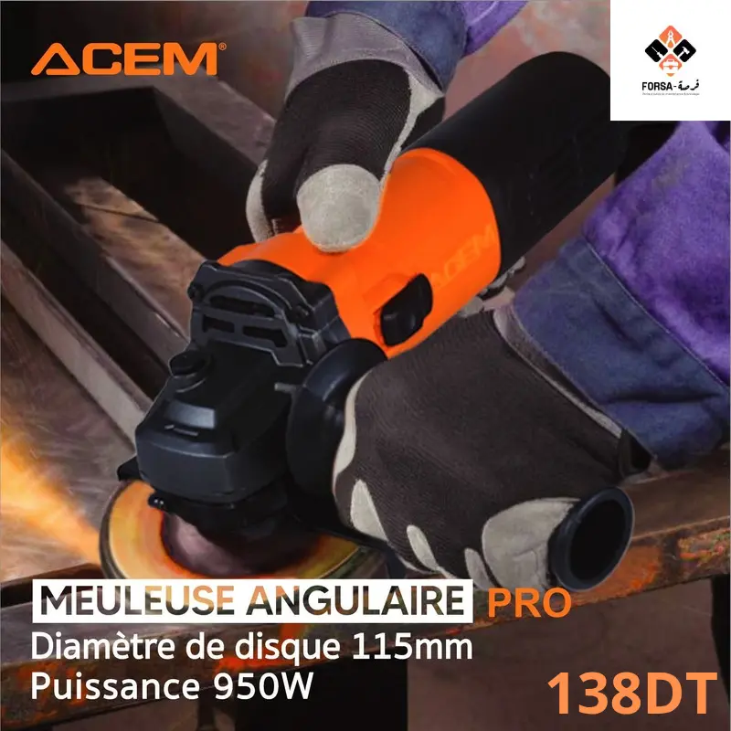 Meuleuse angulaire ACEM Pro 115MM -900W